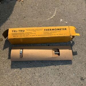 Tel-Tru Vintage Pocket Type Thermometer